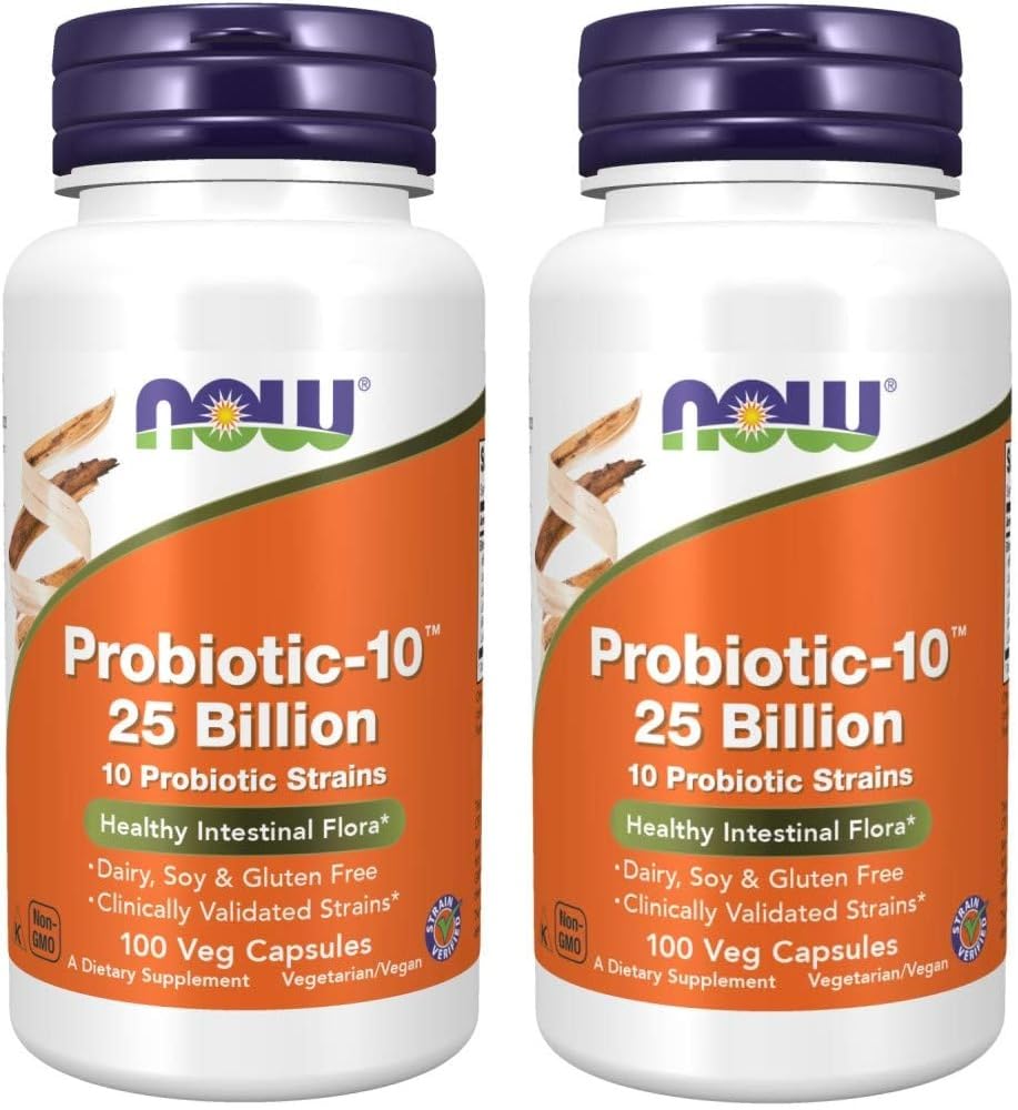 이제 식품 Probiotic-10 25 억, 100 개 (팩 2)