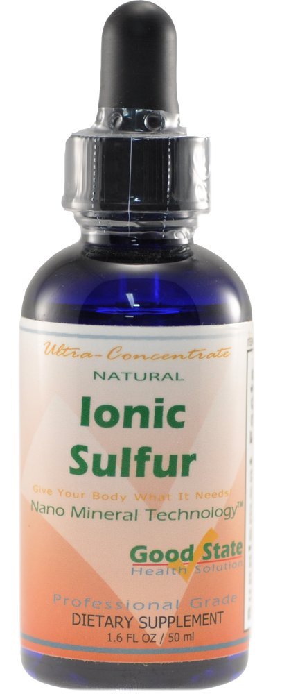 좋은 상태 액체 이오니아 광물 - 황 Ultra Concentrate - (10 방울은 30 mg) (병 당 100 인분)