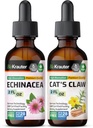 BIO KRAUTER Echinacea Tincture 2 Fl. Oz. & 고양이의 클로 Tincture 2 Fl. Oz.