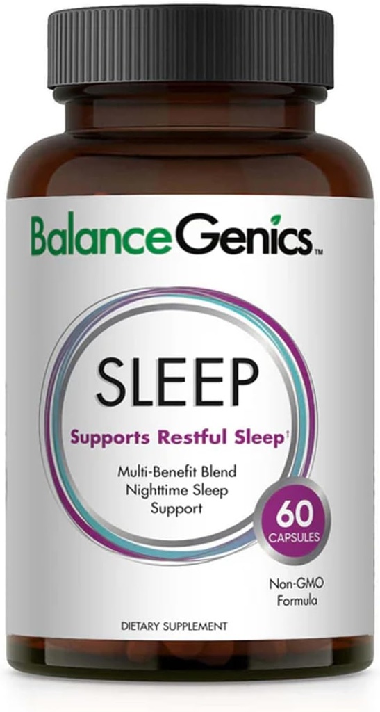 Sleep Formula (GABA) - 건강한 보충 지원 Relaxation & Restful Sleep - Non-Habit Supplement와 수면 보조 - 남성 및 여성을위한 Bedtime 지원 캡슐 - 60 캡슐