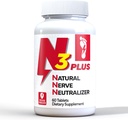 N3 Natural Nerve Neutralizer Plus - 비타민 D3, B1, B6 및 B12, Life's DHA, Alpha Lipoic Acid, Acetyl-L-Carnitine & Turmeric - Nerve Repair & Regeneration Formula (태블릿)