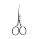 LIVINGO Premium Manicure Rounded Tip 가위 다목적 스테인레스 스틸 컷트 페디큐어 Beauty Grooming Kit for Nail, Eyebrow, Eyelash, Dry Skin, Nose Hair 3.5 inch
