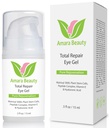 Amara Beauty Eye Cream Gel for Dark Circles and Puffiness with Peptides & Hyaluronic Acid, 0.5 fl. 오존.