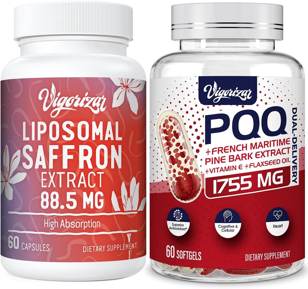 프랑스 마리타임 소나무 껍질 추출물 200 mg Liposomal Saffron 보충 교재