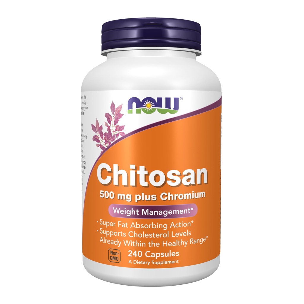 지금 보충 교재, 크롬, 무게 관리*, 240의 볼트 캡슐 플러스 Chitosan 500 mg
