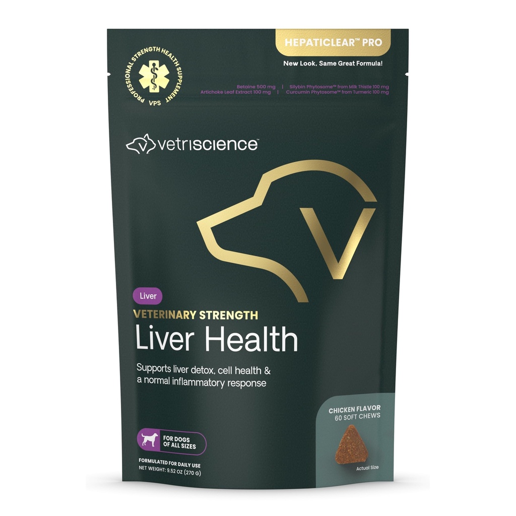 VetriScience 수의 힘 간결 건강 Chews - Detox 지원을 위한 Canine 간결 배려 보충교재 - 개 보충교재 - 지원 면역 체계 없음 - 빠른 필요 없음 - 60 조사