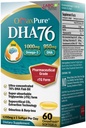 LABO 영양 OmaxPure DHA76 Omega 3 물고기 기름, 매우 집중된 76% 950mg DHA, EPA, 60 조사, 약제 급료, Supercritical CO2는 심장, 합동, 뇌 & 면역 건강을 위한 rTG 모양을, 추출했습니다