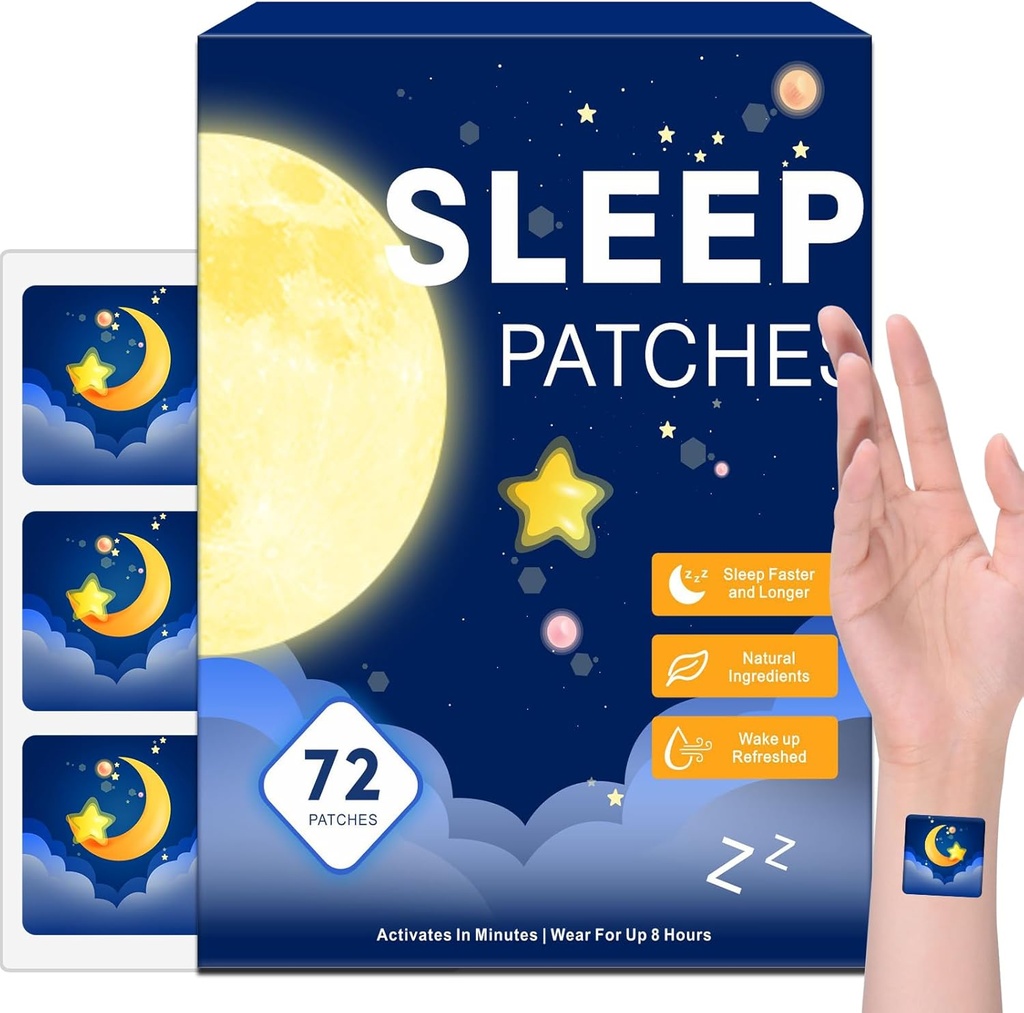 성인 여분 힘, Valerian & Melatonin 헝겊 조각, 남자와 여자를 위한 오래 견딘 밤을 가진 쉬운 Apply 잠 헝겊 조각