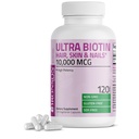 Bronson Ultra Biotin 10,000 Mcg 헤어 스킨과 손톱 보충, 비 GMO, 120 채식 캡슐