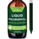 NEW AGE Chlorophyll Liquid Drops - 천연 농축물 - 에너지 부스터, 소화 및 면역 시스템 지원, 내부 탈취제, 간기능 - (2 Fl Oz (Pack of 1))