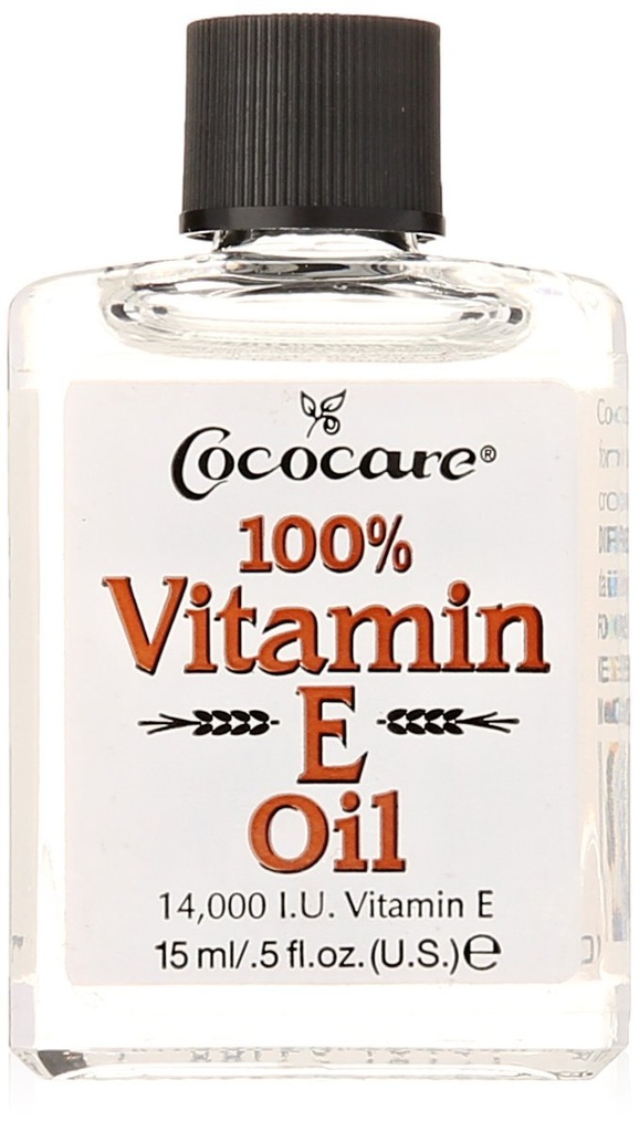 COCOCARE 100% 비타민 E 기름, 14000 I.U., 0.5 Fl Oz - 피부 Moisturizer & 산화 방지제 보호