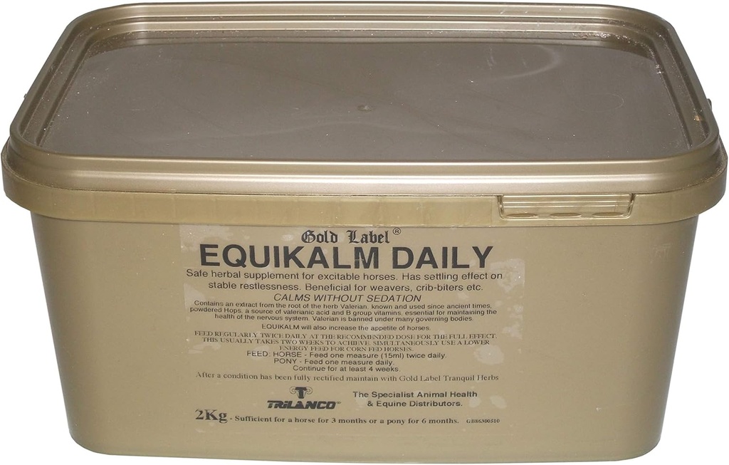 금 상표 Equikalm 매일, 말 Calming, 말 보충교재, 2개 KG