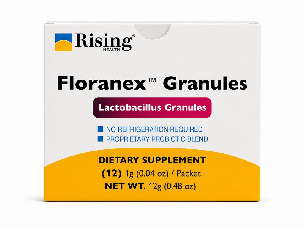 상승 건강 - Floranex 과립 - Lactobacillus 과립 Probiotic 규정식 보충제 - 12 패킷