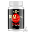 남성 750MG를위한 DIM - 호르몬 균형, 남성, DIM 보충, Detox, 활력 및 피트니스 성능 -Chrysin & Black Pepper Extract, 60 캡슐 (1 병)