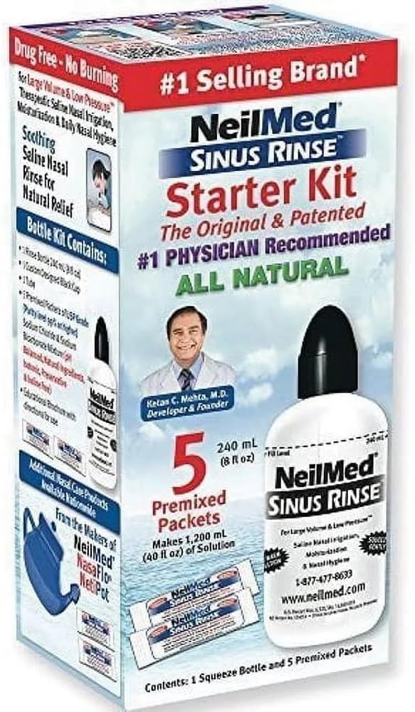 Neilmed Sinus Rinse 스타터 키트 (팩 2)