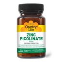 국가 생활 아연 Picolinate 25 mg - Immune 지원을 위한 우량한 흡수 아연 보충교재, 전립선 건강 & 세포질 웰니스 - 증명된 글루텐 자유로운, Vegan & Halal, 비 GMO - 100 기타 제품