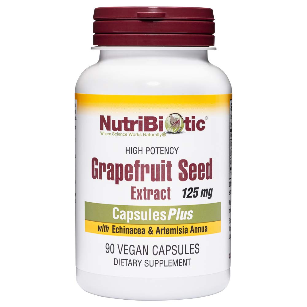 NutriBiotic 자몽 씨앗 추출물 캡슐플러스, GSE 125 mg, 90 조사
