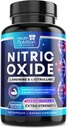 Nitric 산화물 승압기 2560mg - 남자 & 여자를 위한 여분 힘 L 아르기닌 & Citrulline 보충교재 - 우수한 근육 지원 Nitric 승압기 - 자연적인 에너지 & 심장 건강 지원 - 180의 캡슐