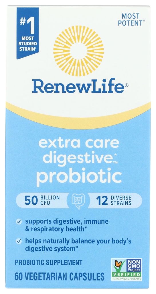 새로운 생활 궁극적인 Flora 여분 배려 Probiotic 50 억, 60 CT