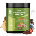 커피 요리, 사자 Mane, Chaga, Reishi, 터키 꼬리, Cordyceps 버섯 추출물 분말을 가진 8개 oz 버섯 보충교재를 위한 1개의 버섯 분말에서 14, Mushrooms Immune 뇌 에너지를 위한 혼합