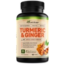 Nature 's Base Turmeric and Ginger Supplement - Curcumin, Apple Cider Vinegar & BioPerine Black Pepper Extract - 95 % Curcuminoids - 60 캡슐