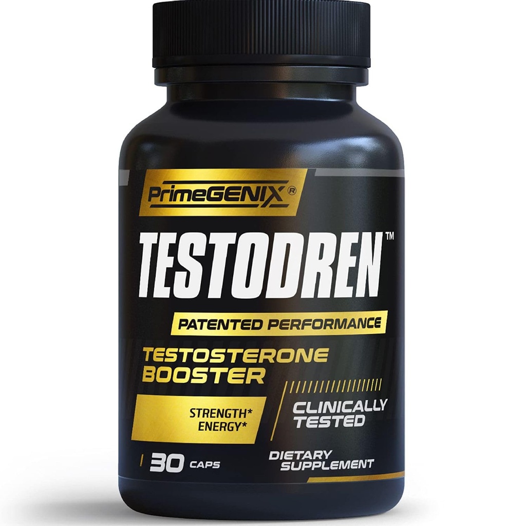 남성용 Testodren 고급 테스토스테론 부스터 | 천연 체력, 내구시간, 에너지 및 힘 강화 보충교재 | Lean Muscle Builder | 스포츠 영양 테스토스테론 부스터