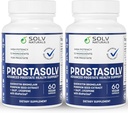 PROSTASOLV Advanced Prostatitis | CPPS 보충교재, Vegan 캡슐, Quercetin Bromelain, 호박씨 추출물, Lycopene, Pelvic 건강을 위한 BioPerine (2)