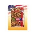 Hsu's SKU 122-4 | 중간 Prong | Ginseng Gardens 직진 Wisconsin American Ginseng |  4花花 | 4oz Box, 西oz