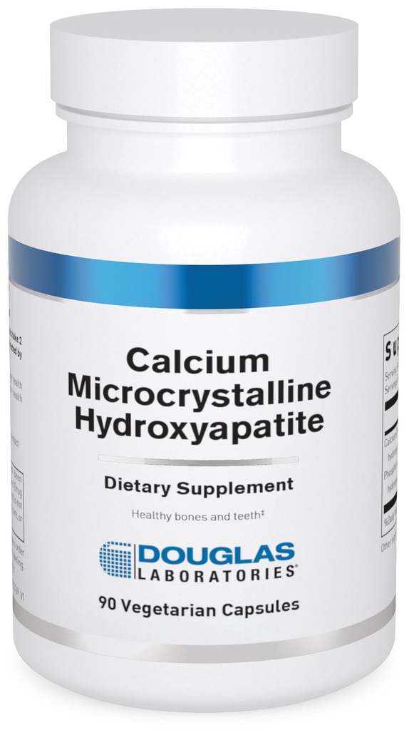 Douglas Laboratories 칼슘 Microcrystalline Hydroxyapatite - Teeth & Bone Health Support* - 칼슘 및 인 마이크로 영양소 - 식이 보충제 - 90 정제
