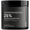 Toniiq Ashwagandha - 40 : 1 농축 추출물 - 25 % Withanolides - 인도에서 야생 수확 - 검은 후추와 함께 높은 생물 가능 - 세 번째 부품 테스트 - 120 캡슐 - 1300mg