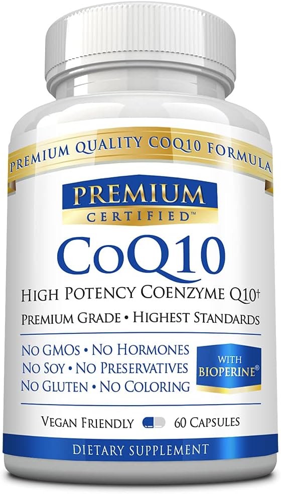 CoQ10 - MCT 기름과 피펫을 가진 Coenzyme Q10 300mg - 빠른 흡수 - 부스트 산화 방지제 수준, 개량 에너지, 지원 Cardio 및 비료 - 60의 캡슐 - 비건 친절한