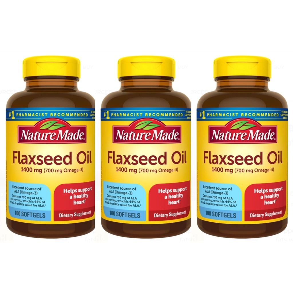 성격은 유기 Flaxseed 기름 1400 mg 700mg Omega 3 100 액체 Softgels 3 팩을 만들었습니다