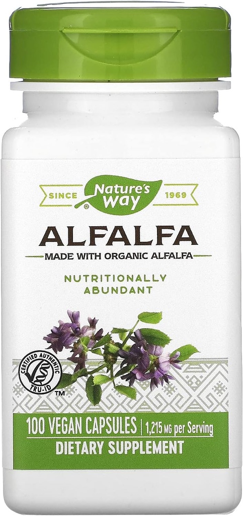자연의 방법 Alfalfa 휴가 -- 100 캡슐