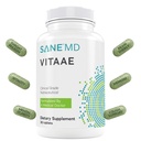 SANE MD Vitaae - Throat Phlegm, Coughing 및 Brain Support - 호흡, 위협 및 뇌 건강을위한 Citicoline 보충제