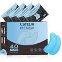 눈 헝겊 조각의 밑에, 어두운 원형을 위한 40 쌍 눈 가면, 퍼프 아이, Undereye 부대, 주름, Hyaluronic 산을 가진 눈 가면 헝겊 조각, 남자 & 여자 선물을 위한 눈 처리 피부 관리