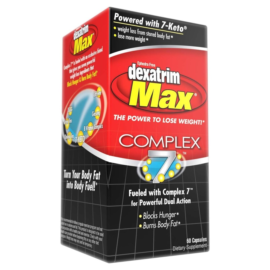 EH95 LLC 쌓아올리는 기계 Dexatrim 최대 Complex-7 캡슐 60 조사