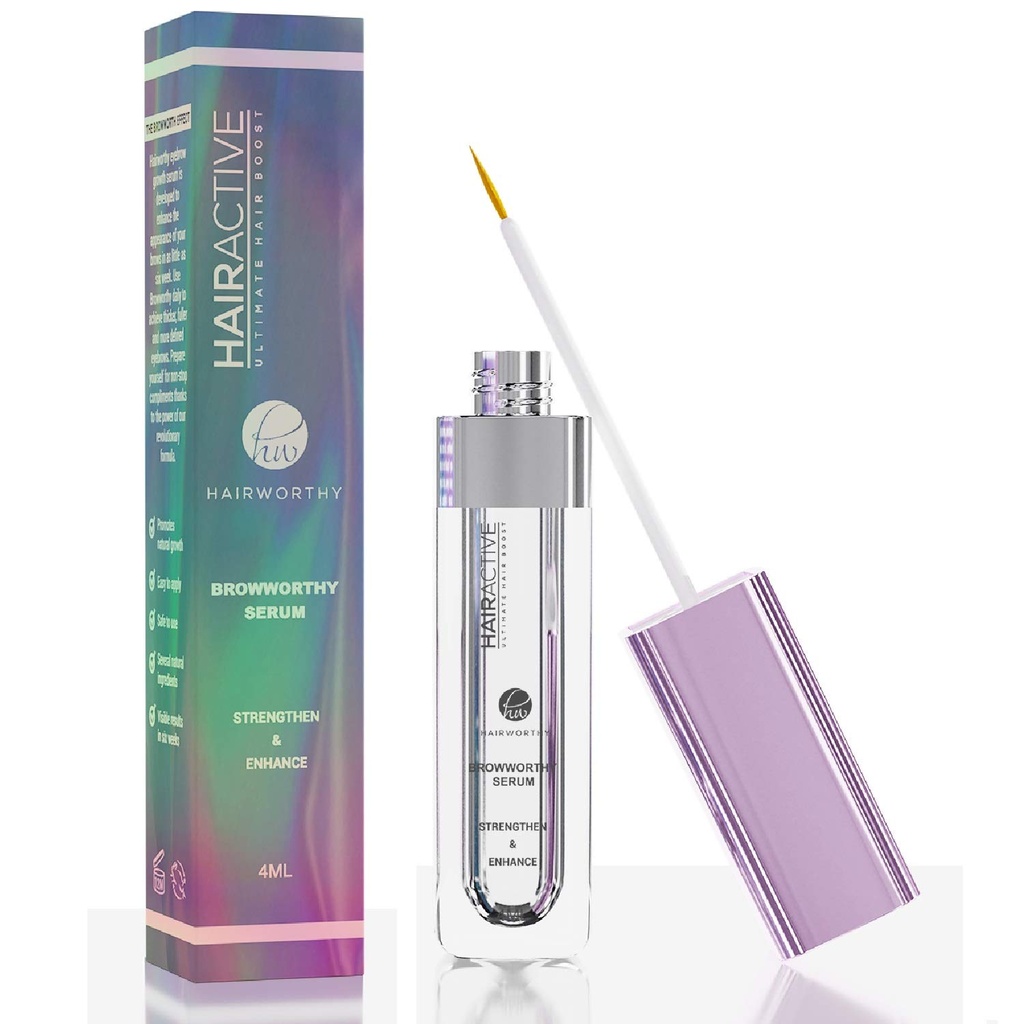 더 두꺼운, Fuller 및 Defined Eyebrows에 대한 심각한 눈썹 강화. Proven Formula Stimulates & Natural Brow 성장 촉진.