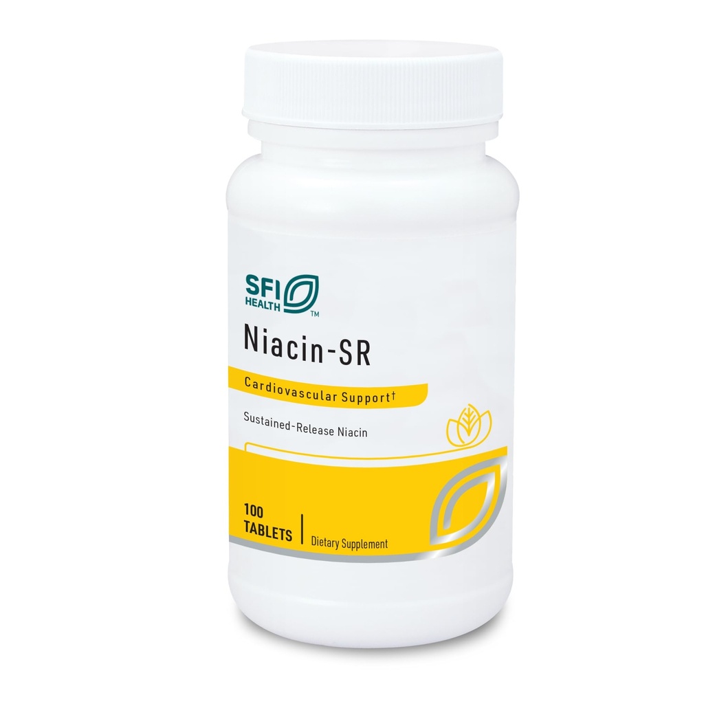 Klaire Labs SFI 건강 Niacin-SR - 500 밀리그램은 방출을 중단했습니다 정유, 조정가능한 복용량 & Hypoallergenic (100 득점된 정제)를 피하기 위하여 근본적인 비타민 B3