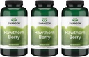Swanson Hawthorn Berry 보충 항 산화 Flavonoids (250 캡슐, 565 mg 각각) 3 팩
