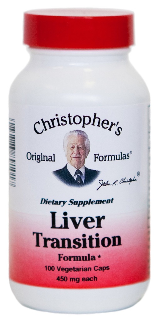 Christopher의 Original Formulas Liver Transition Formula – Gentle Herbal Liver Cleanse, 450 mg, 100 채식 캡슐