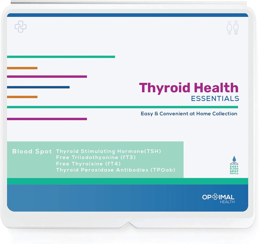 Optimal Thyroid - 집에서 Thyroid 기능 테스트 키트 여성과 남성