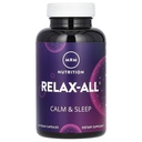 MRM Nutrition Relax-All® | 더 나은 수면을위한 다이어트 보충 | GABA, L-Theanine & Ashwagandha | 드루팔 성형 | Non-GMO | Vegan + 글루텐 무료 | 15 인분