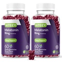 Viteey Melatonin Gummies 10mg - 성인 여분 힘 Melatonin - Vegan, GMO 무료, 글루텐 무료 - 120 조사를 위한 수면 Gummies