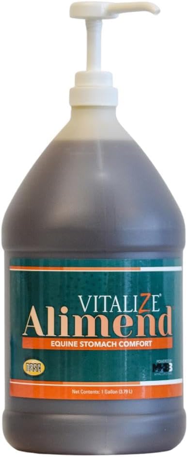 급류 - 말 Gastric & Equine Ulcer 지원 해결책, Probiotics & Digestive 보충교재 대안, 말 무게 이익 보충교재, 128 유동성 Ounce (3785ml)
