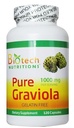 순수한 Graviola Annona Muricata, 1000 mg 서빙, 120 야채 캡슐