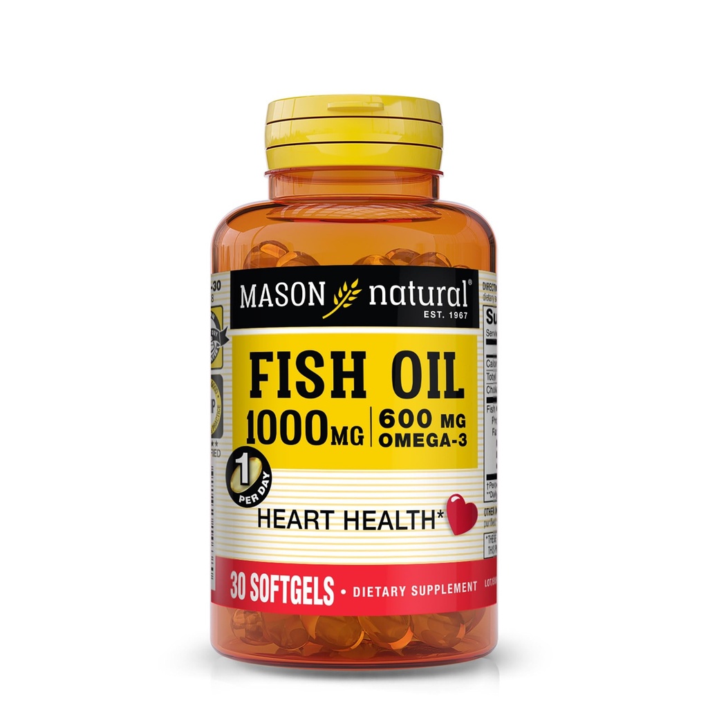 FISH OIL 1000MG 수퍼 OMEGA-3의 30 단위 Softgels
