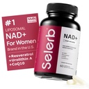 사이트맵 여성용 보충 - NMN β-NAD+, Trans-Resveratrol, CoQ10, D-Ribose와 대안 - 세포 재생, 에너지 및 레이디언트 피부 건강을 승진시킵니다 - 60의 캡슐 진보된