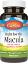 Carlson - Macula, 임상적으로 Proven 지원 Vision Health, Macular Health, Blue Light Protection & Eye Function, 60 Softgels에 적합한