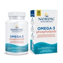 북유럽 자연 오메가-3 포스 포 지질, 불확실 - 60 소프트 젤 - 500 mg 오메가-3 & 350 mg 포스 포 지질 - 심장 및 두뇌 건강 - 작고, 쉽게 얕은 소프트 젤 - 비 GMO - 30 서빙