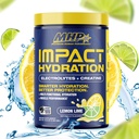 MHP 충격 Hydration 전해질 크레아틴 스포츠 음료 혼합, 인공 감미료 또는 색깔, 성과, 힘, 회복, 레몬 Lime의 30의 서빙